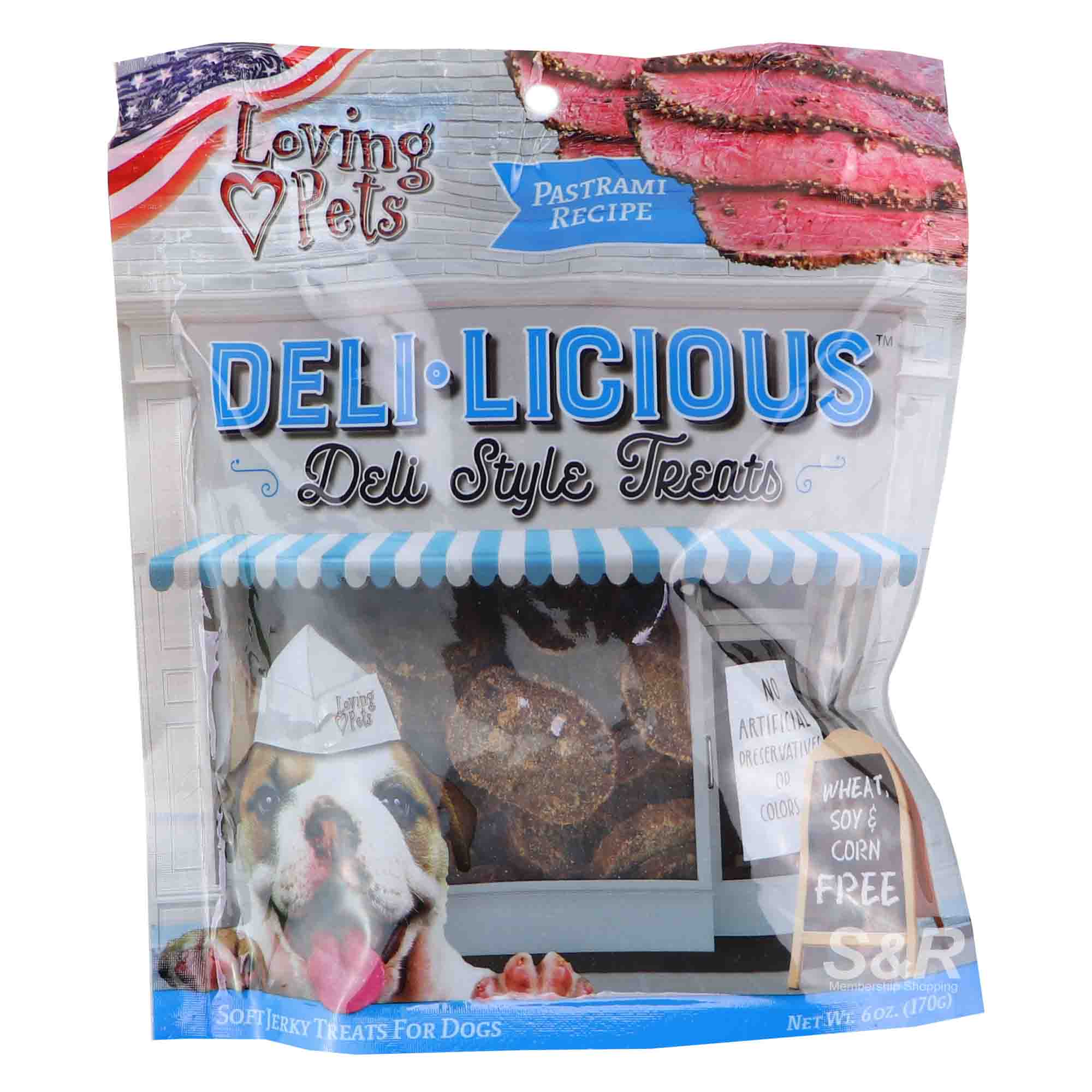 Loving Pets DeliLicious Pastrami Dog Treats 170g